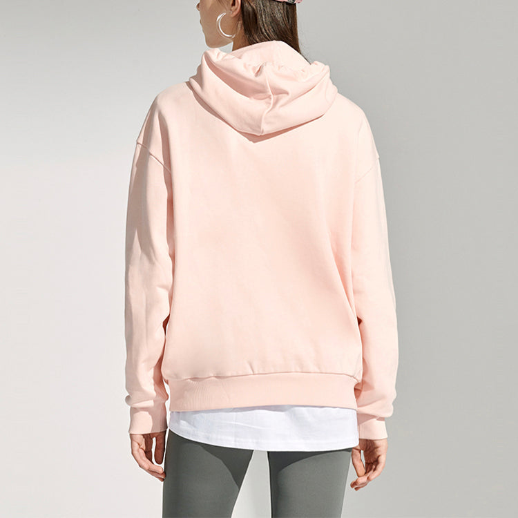 (WMNS) Fila FUSION Alphabet Drawstring Hoodie Pink T11W112204F-LP