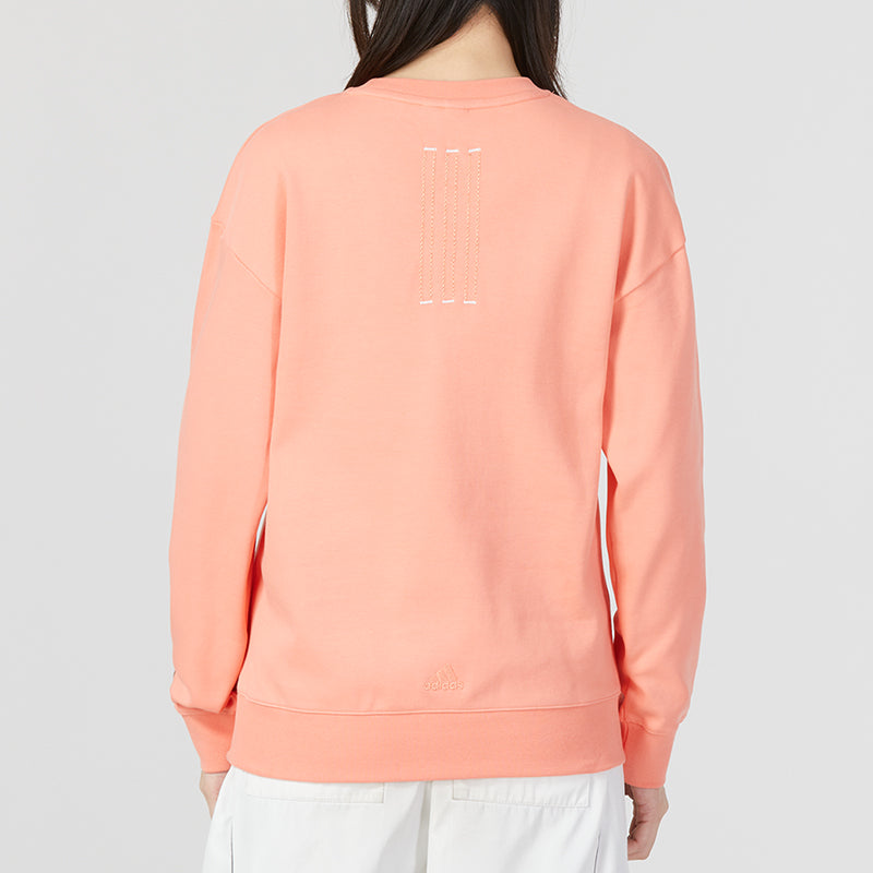 (WMNS) adidas Graphic Sweaters 'Orange' HZ3003