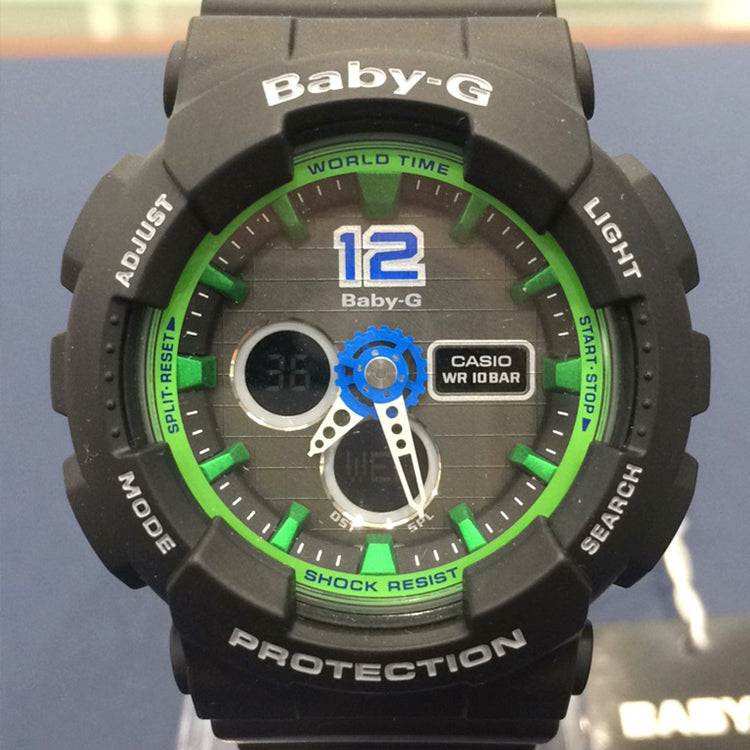 CASIO Baby-G 'Black Green' BA-120-1B