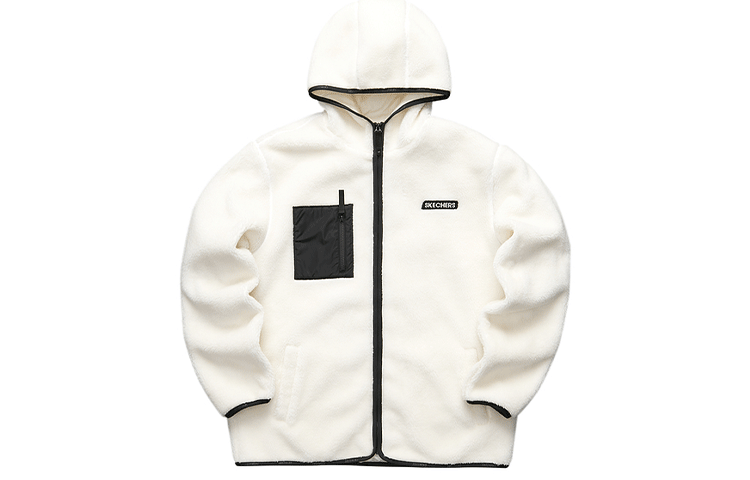 Skechers x SpongeBob SquarePants Warm Hooded Jacket 'White Pink Black' L321U204
