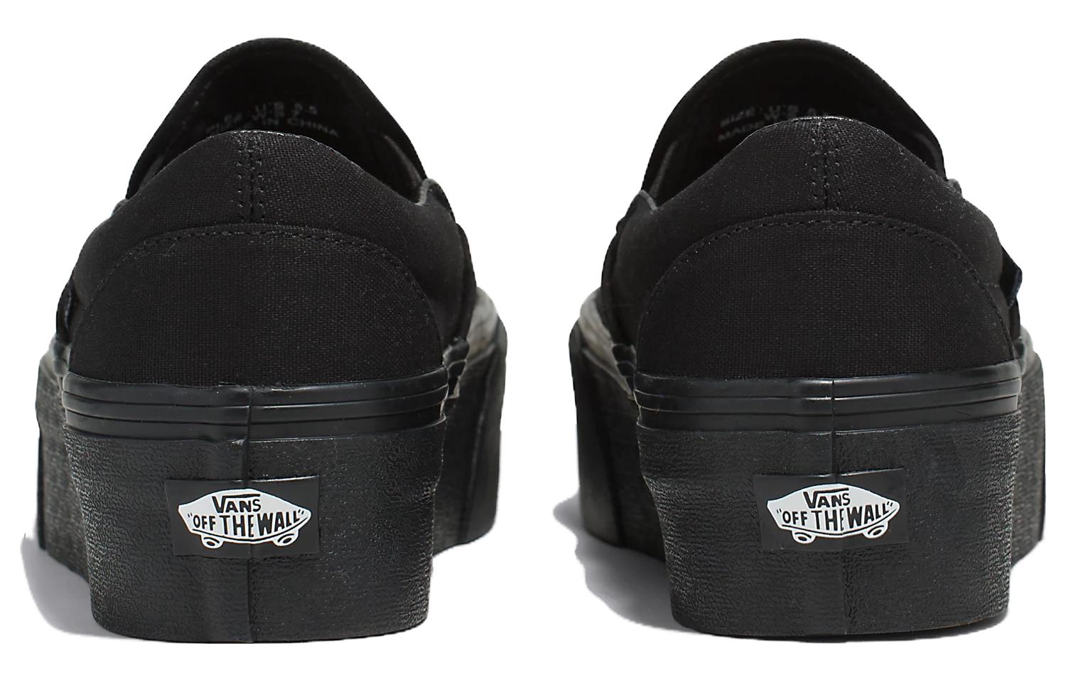 Vans Classic Slip-On Stackform Canvas 'Black' VN0A7Q5RBKA