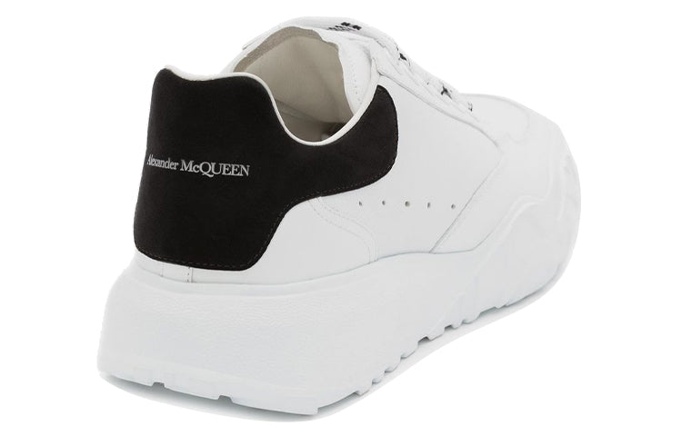 (WMNS) Alexander McQueen Court Trainer 'White Black' 633915WHZ969061