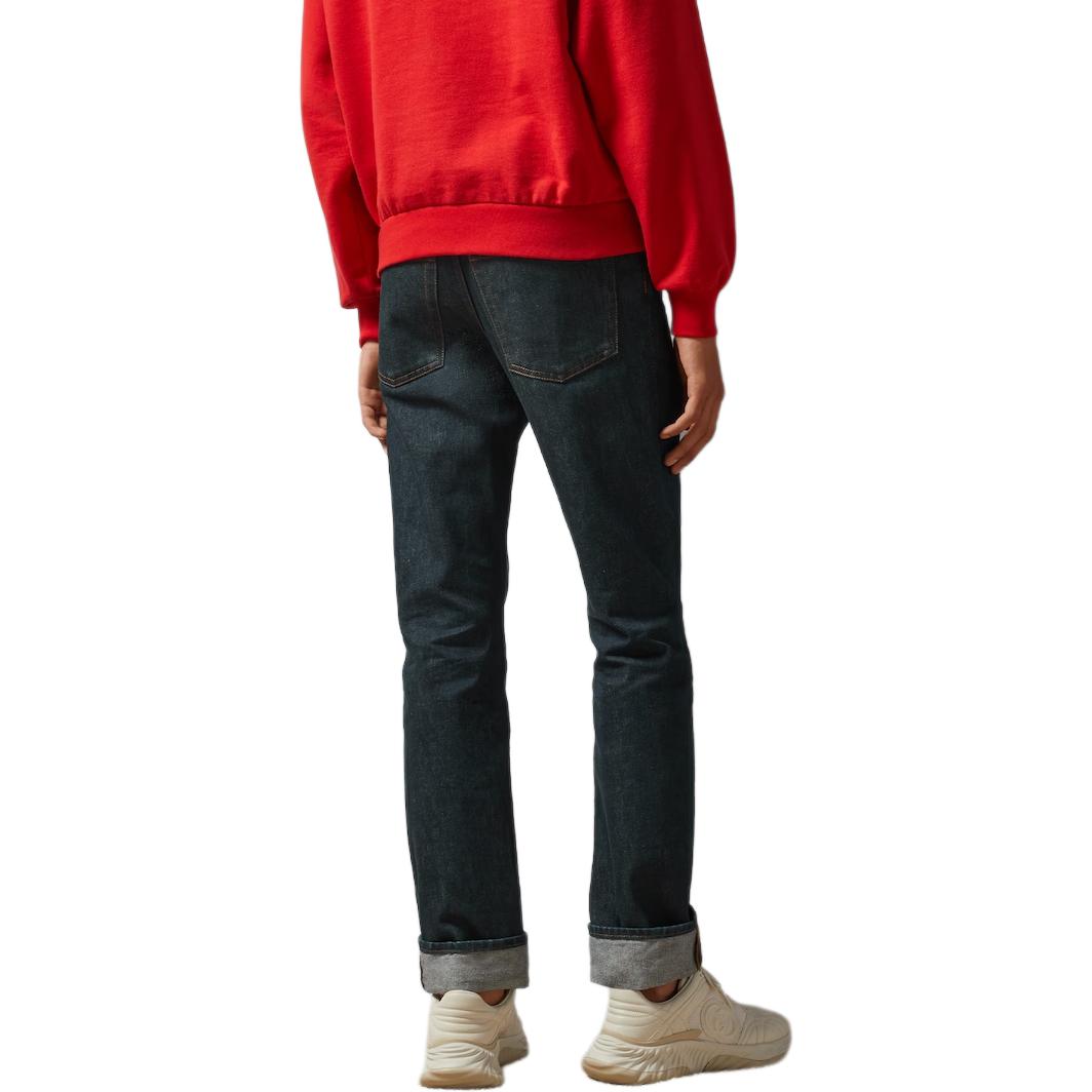 Gucci Denim Pant With Horsebit 'Dark Blue' 774080-XDCUY-4759