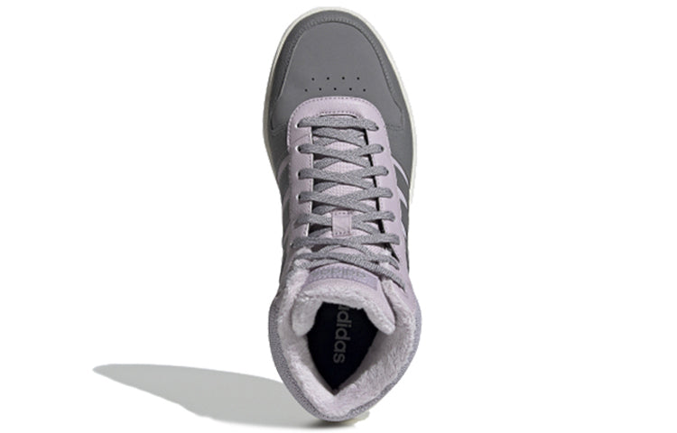 (WMNS) adidas Hoops 2.0 Mid 'Grey Purple' EE7878