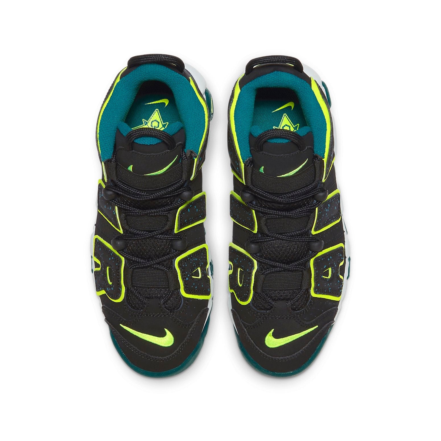 (GS) Nike Air More Uptempo 'Black Volt Geode Teal' DZ2809-001