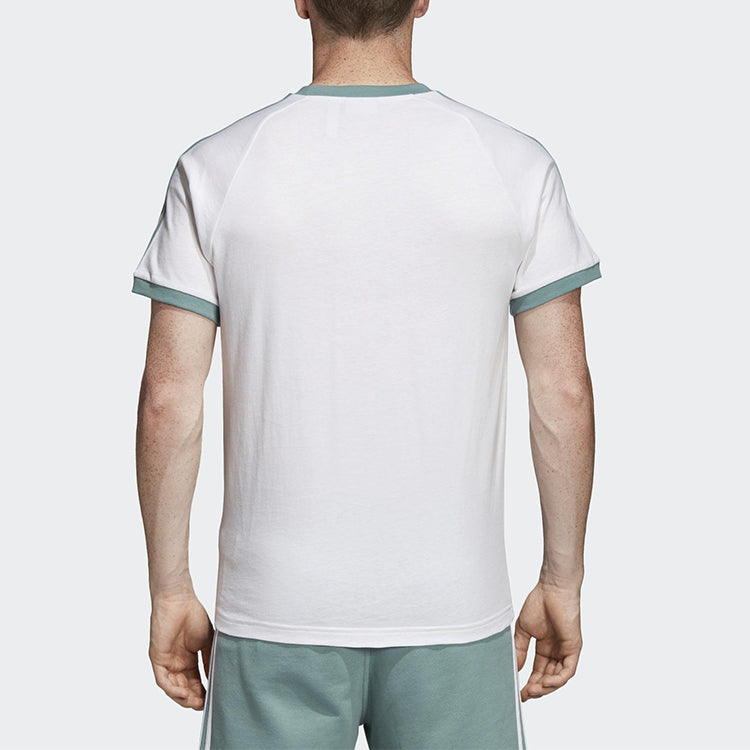 adidas originals Round Neck Pullover Short Sleeve White DY1530