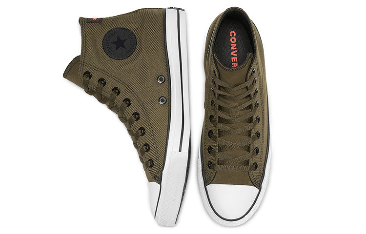 Converse Heavy Gauge Twill Chuck Taylor All Star High Top MilitaryGreen 166004C