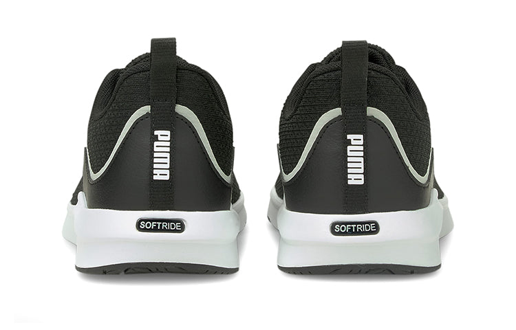 (WMNS) PUMA Softride Finesse 'Black White' 195086-06