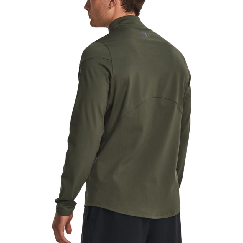 Under Armour Rush ColdGear Mock Long Sleeve T-Shirt 'Green' 1366059-390