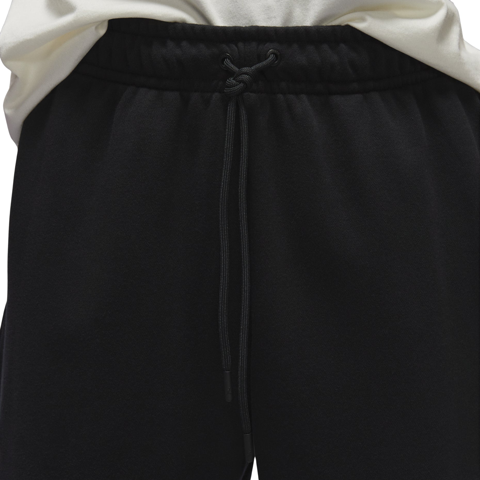 Air Jordan Essentials Fleece Shorts Asia Sizing 'Black White' FV7310-010