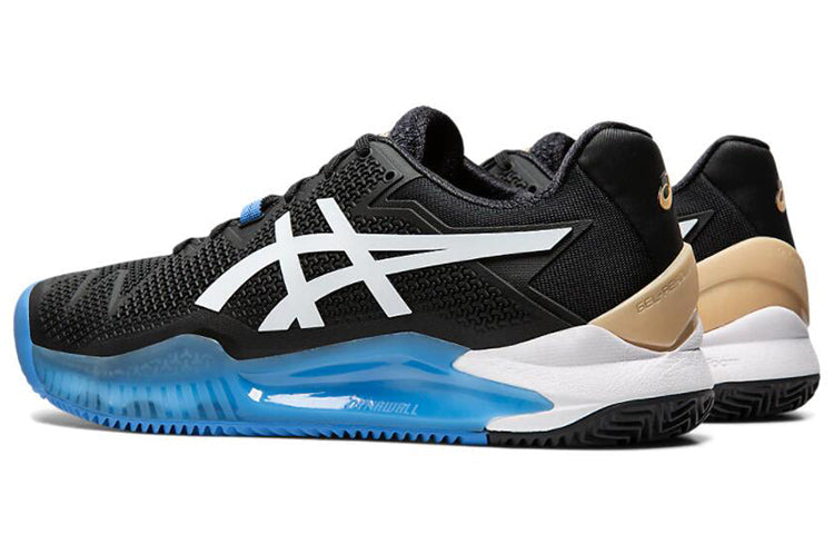 ASICS Gel-Resolution 8 Clay 'Black White Blue' 1041A076-001