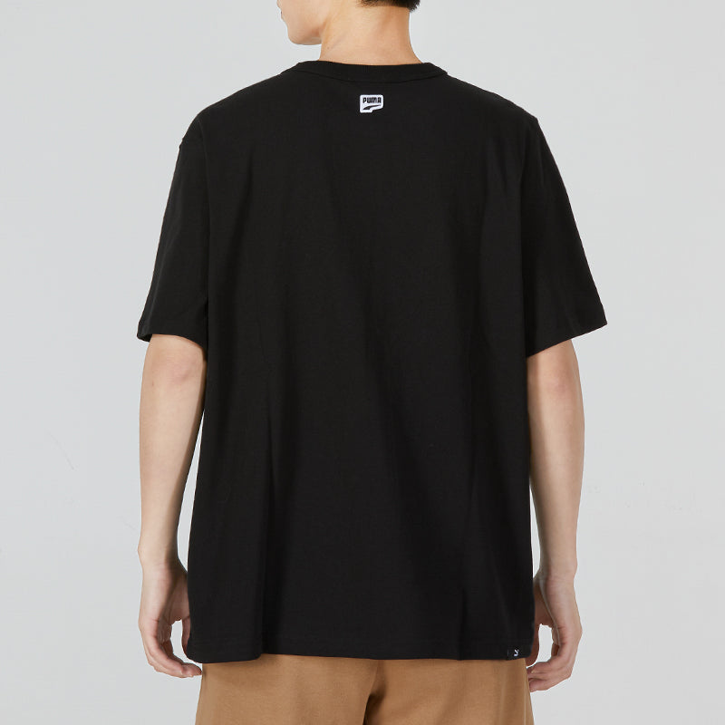 PUMA Downtown Graphic Tee 'Black' 535400-51
