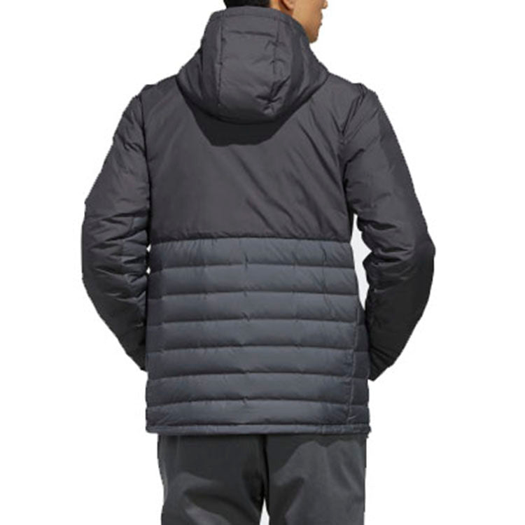 adidas Xplr Lt Dwn J H Woven Material Sports Down Jacket Black FJ9244