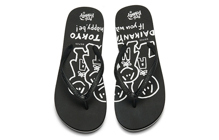 (WMNS) ANTA Cookie Man Slides 'Black' 122238517-1