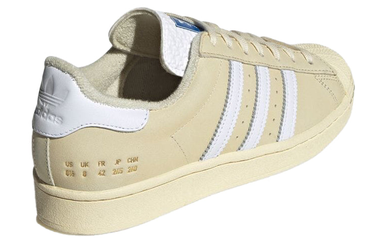adidas originals Superstar Beige/Yellow H05658