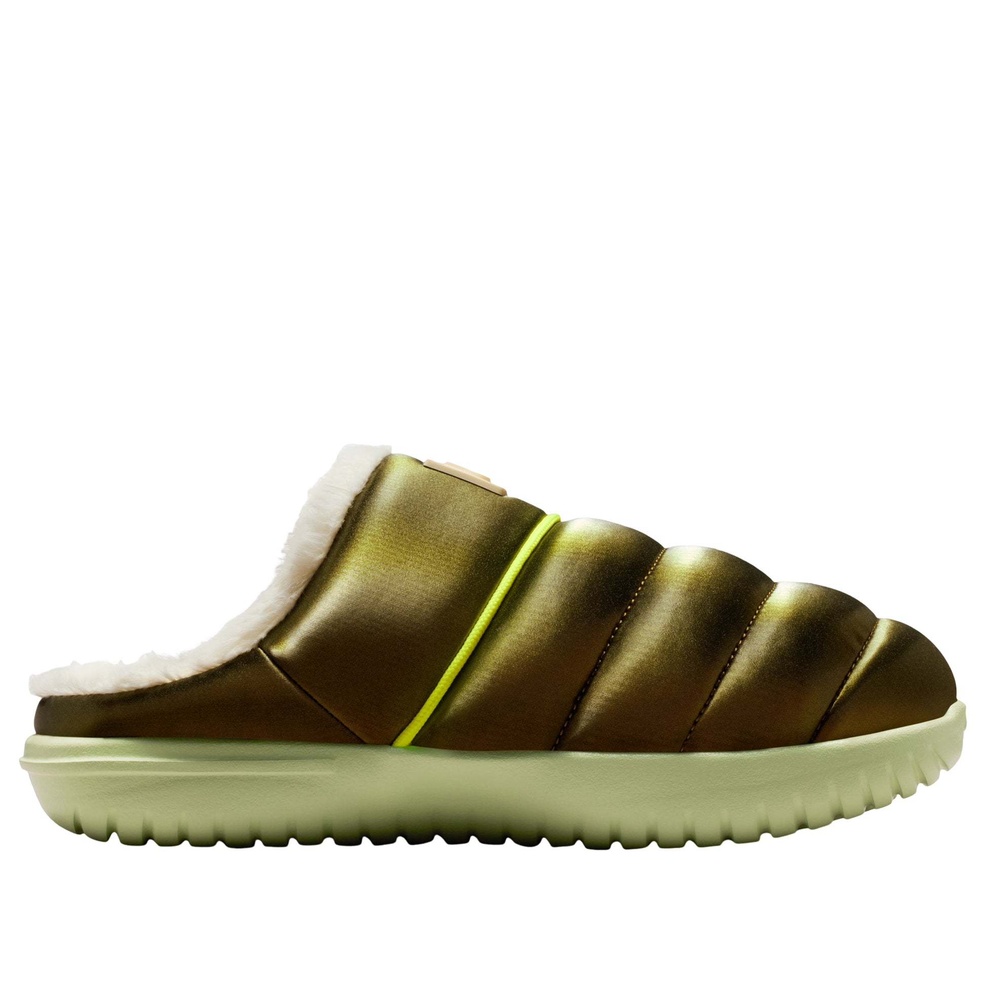 (WMNS) Nike Burrow SE Slides 'Olive Aura Soft Pearl Volt' HV5745-300