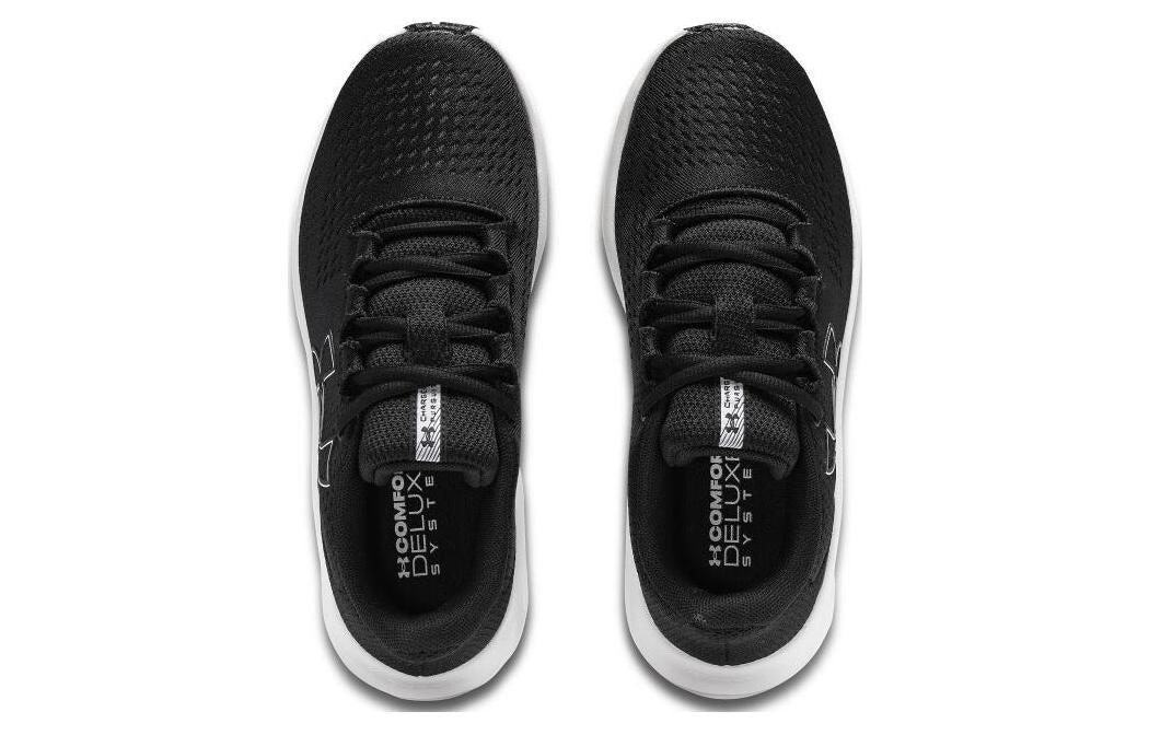 (WMNS) Under Armour Charged Pursuit 3 'Big Logo - Black White' 3026523-001