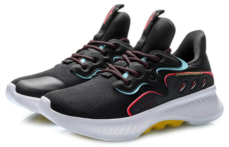 (WMNS) Li-Ning Eazgo 'Black Red White' AREP018-1