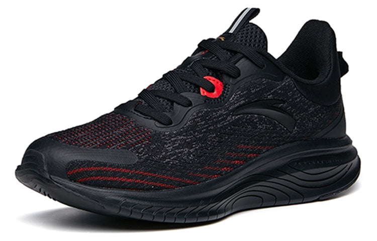 ANTA Running Series Sneakers 'Black Red' 112135558S-4