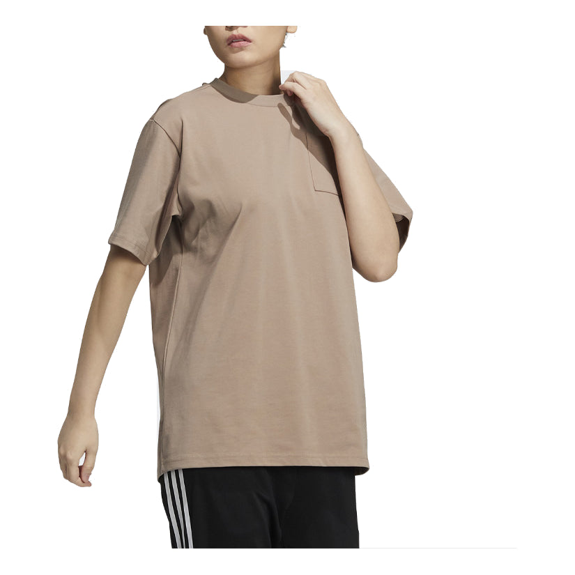(WMNS) adidas x Atmos Pink x Jenny Kaori T-Shirt Asia Sizing 'Brown' HC2433