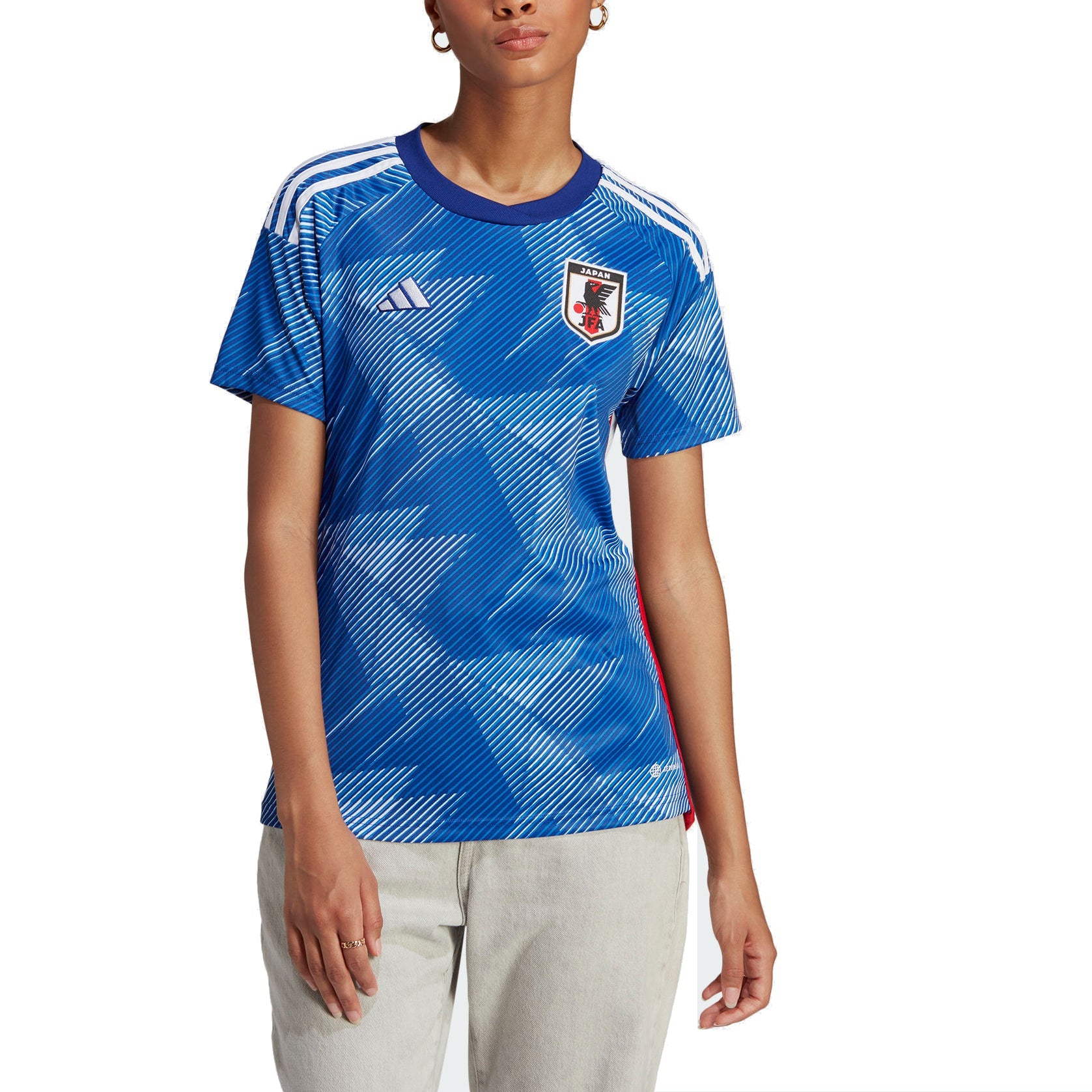 (WMNS) adidas Japan 22 Home Jersey Asia Sizing 'Blue' HC6302