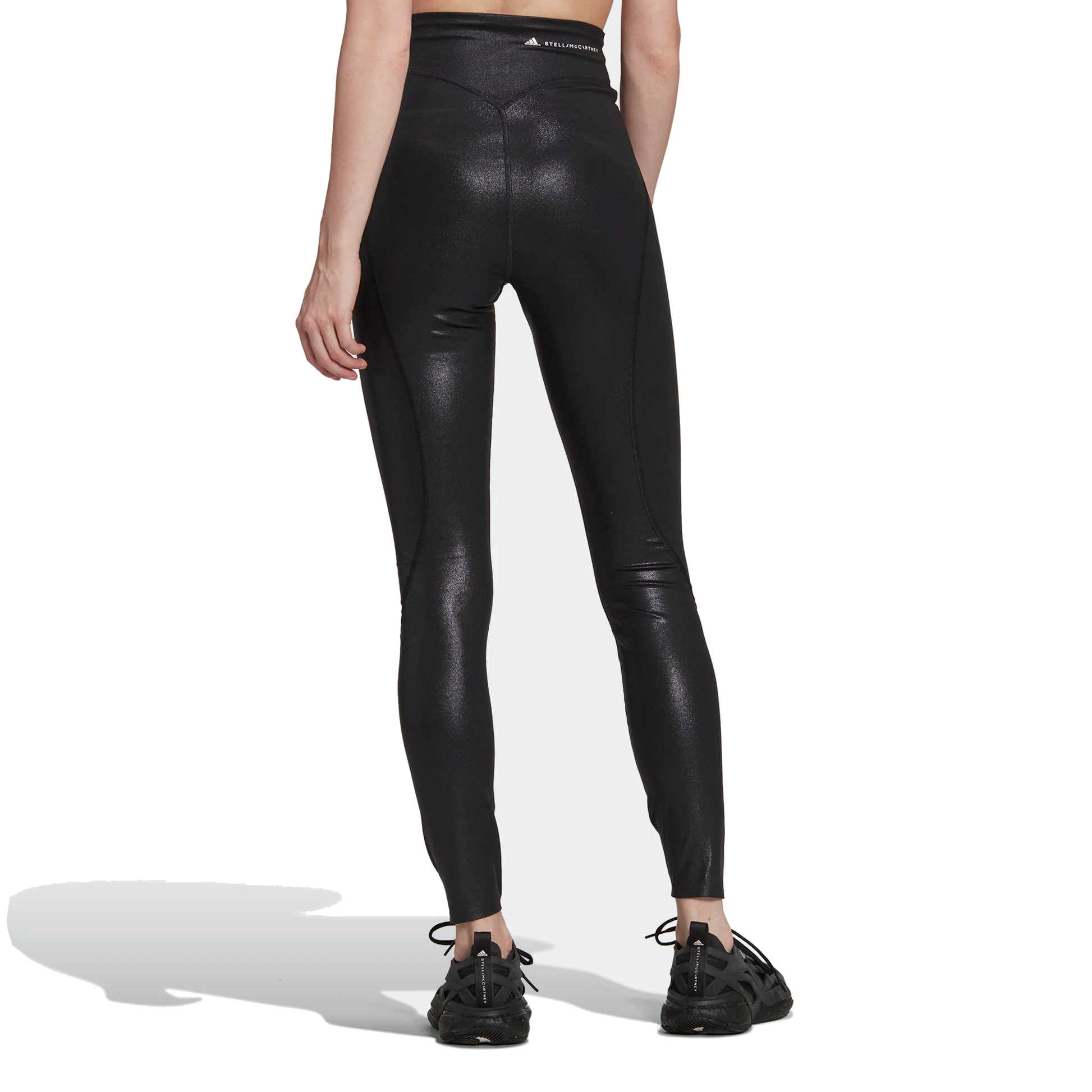 (WMNS) adidas by Stella McCartney Shiny Training Leggings Asia Sizing 'Black' HI1937
