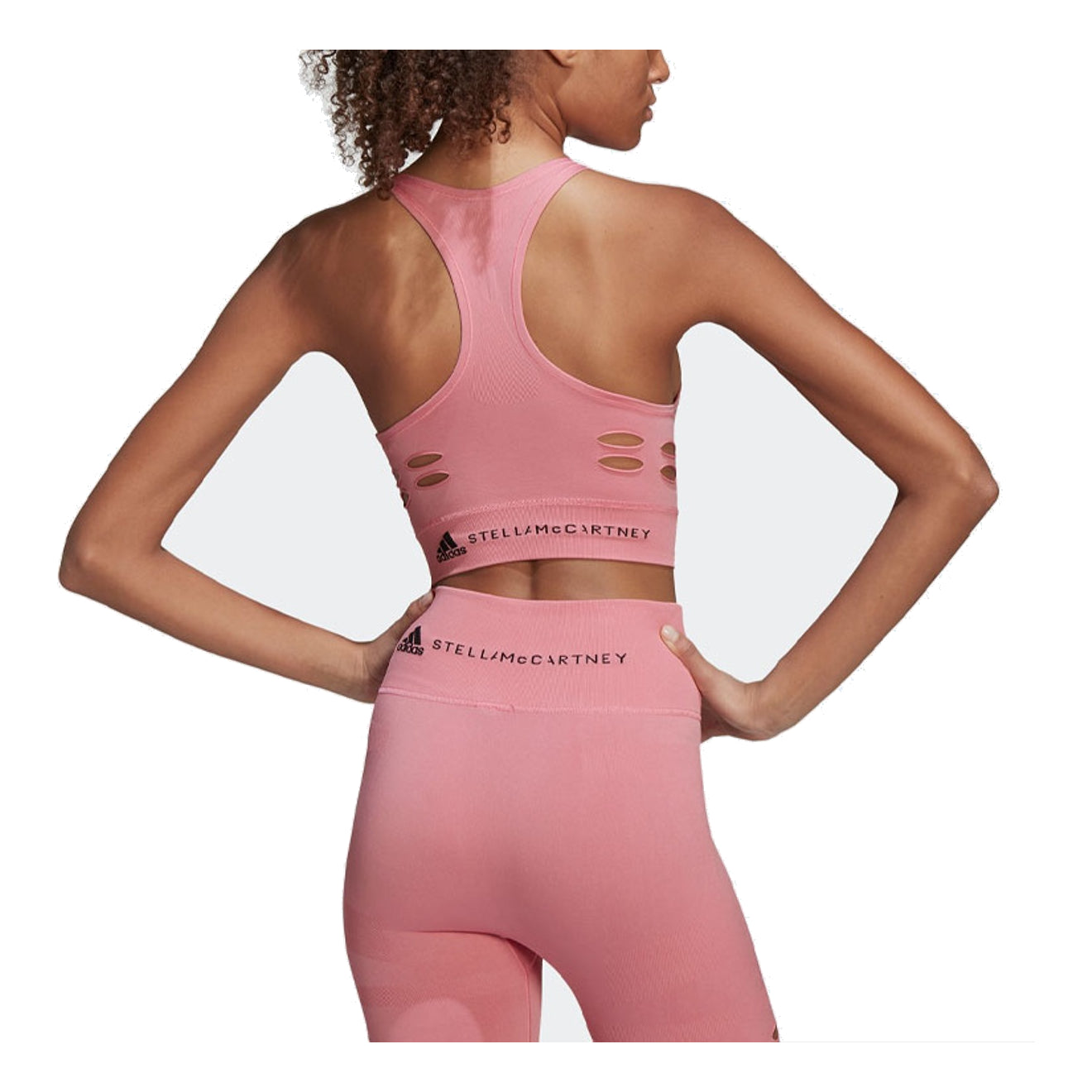 (WMNS) adidas by Stella McCartney TruePurpose Yoga Knit Crop Top Asia Sizing 'Pink' HD9071