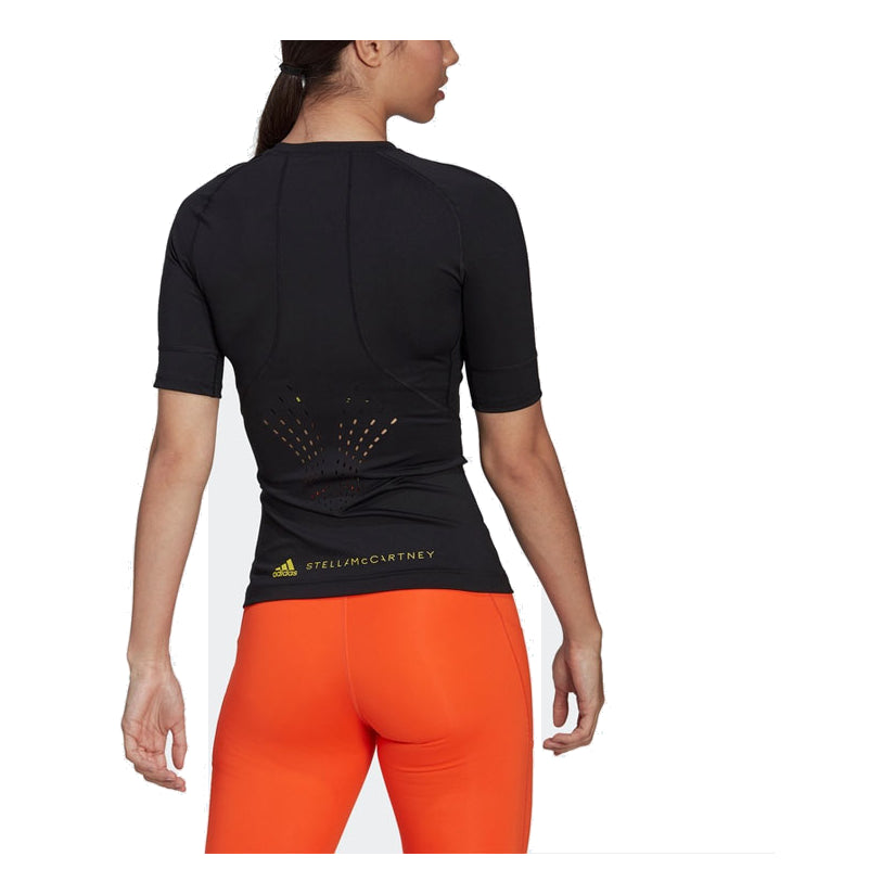 (WMNS) adidas by Stella McCartney Truepurpose Training T-Shirt Asia Sizing 'Black' HG6871