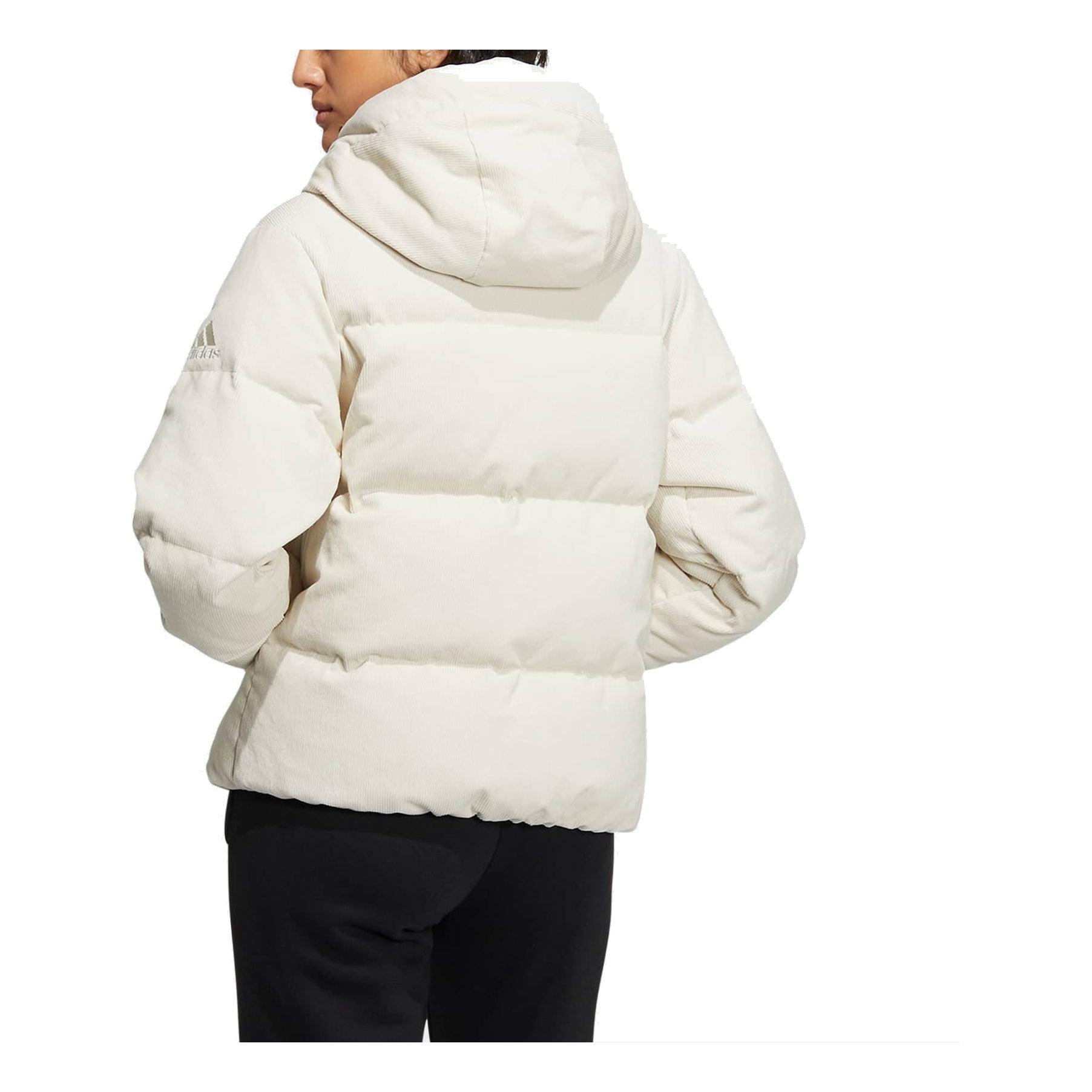 (WMNS) adidas 3-Stripes Puffy Down Jacket Asia Sizing 'White' HN2112