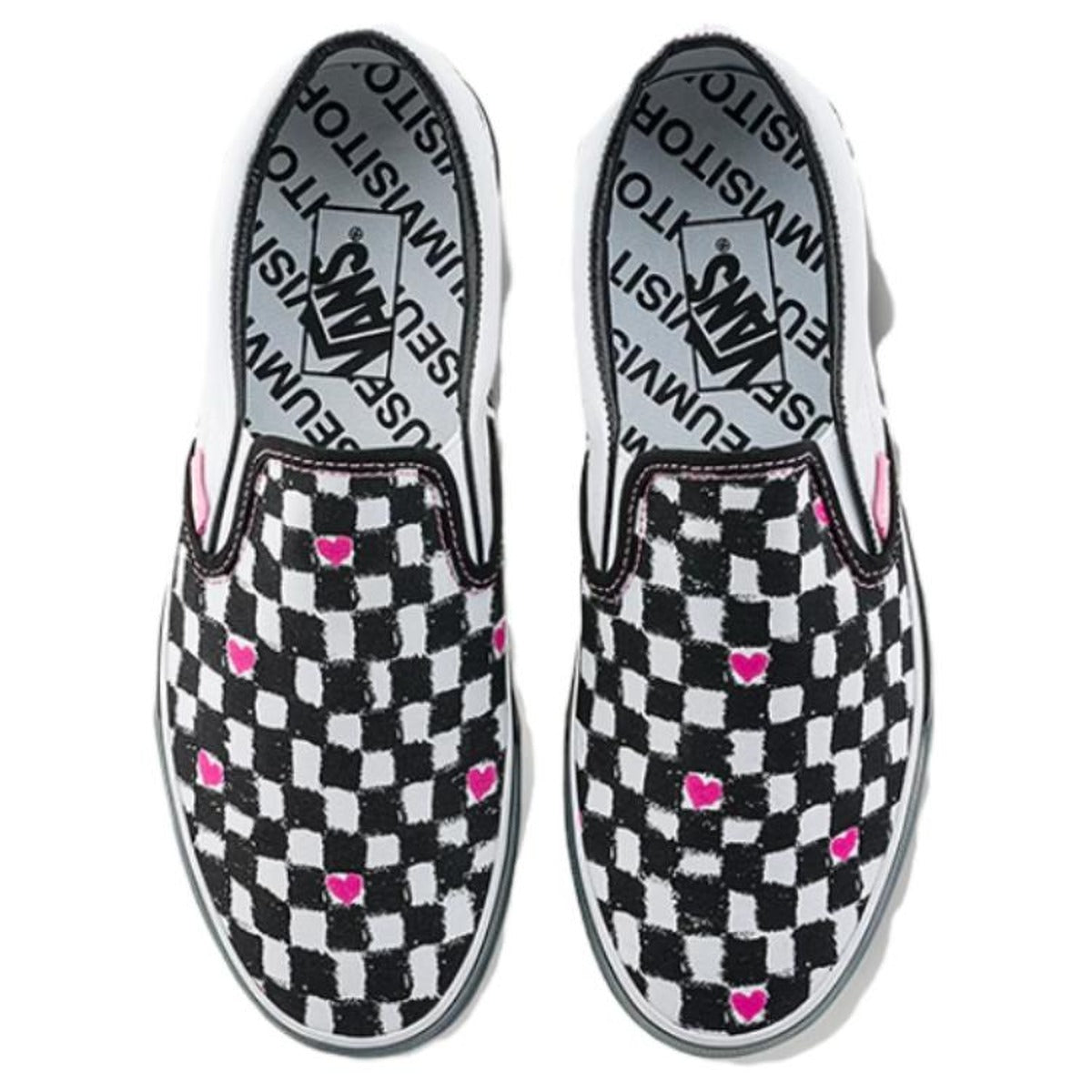 Vans x THE MUSEUM VISITOR Slip-on 'Black Whtie' VN000CT5BPA