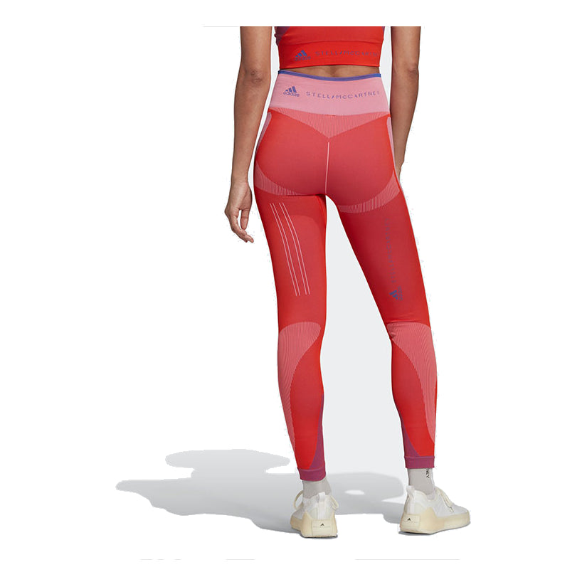(WMNS) adidas By Stella Mccartney Truestrength Training Leggings Asia Sizing 'Red' HG8787