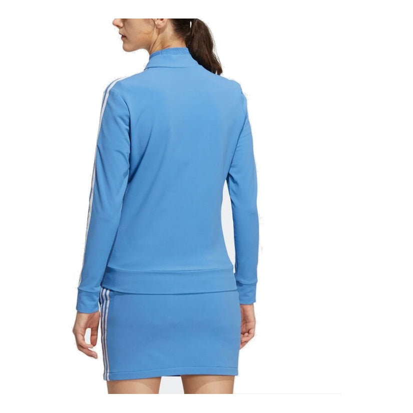 (WMNS) adidas 3-Stripes Jacket Asia Sizing 'Blue White' HA0209