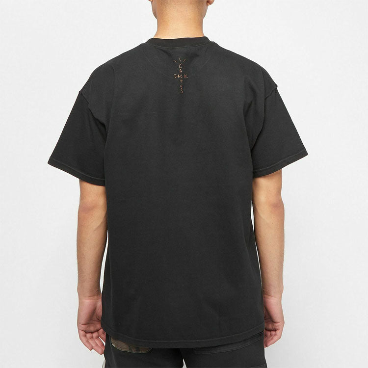 Nike x Travis Scott Cactus Jack Embroidered Logo Pocket T-Shirt 'Black' CU0460-010