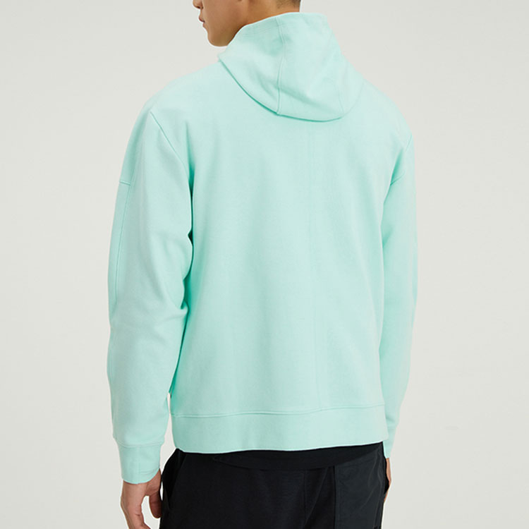 Men's Nike SS22 Solid Color Zipper Cardigan Jacket Mint Green CU6261-379