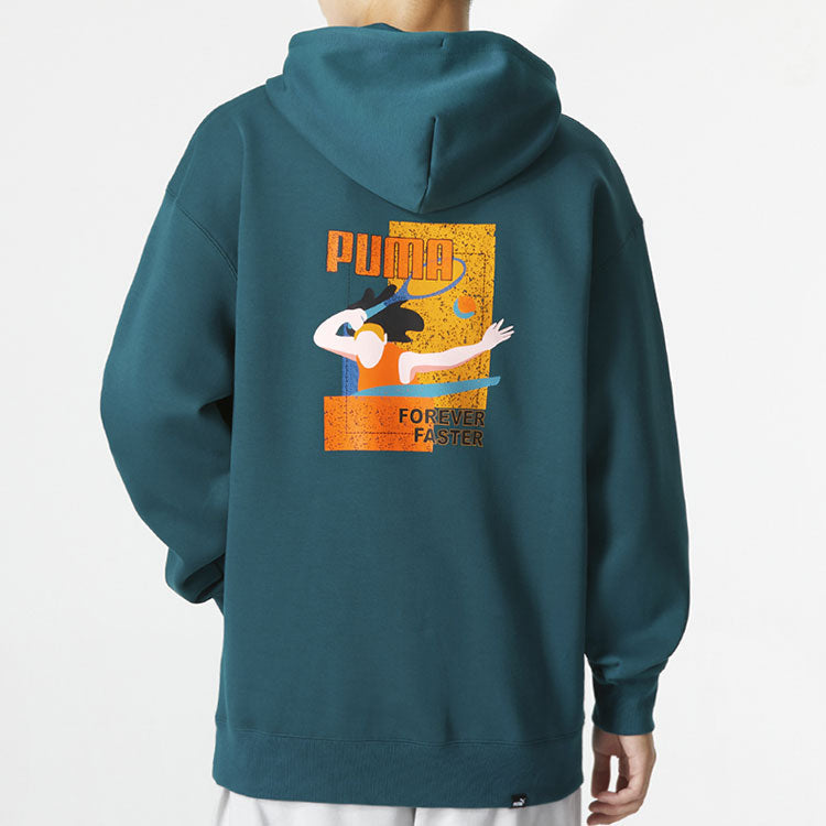 PUMA Essentials Rainbow Hoodie 'Teal' 673598-24