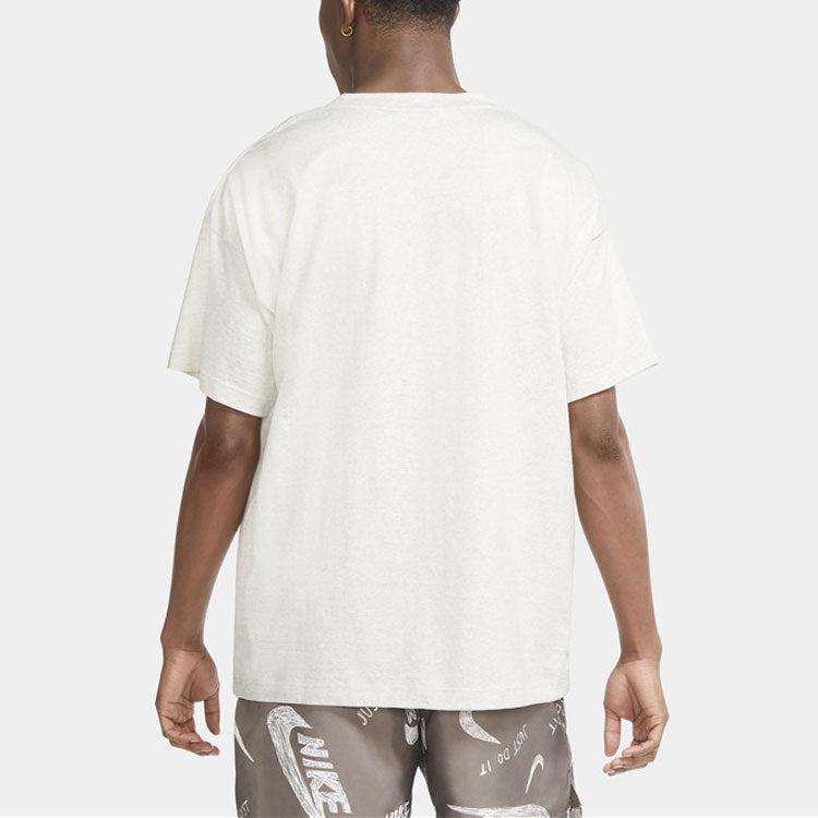 Nike Sportswear Loose Casual Sports Round Neck Short Sleeve White CU4510-904
