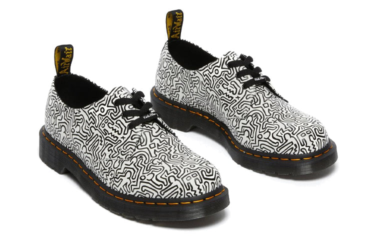 Dr. Martens Keith Haring 1461 Printed 'Black White' 26833009