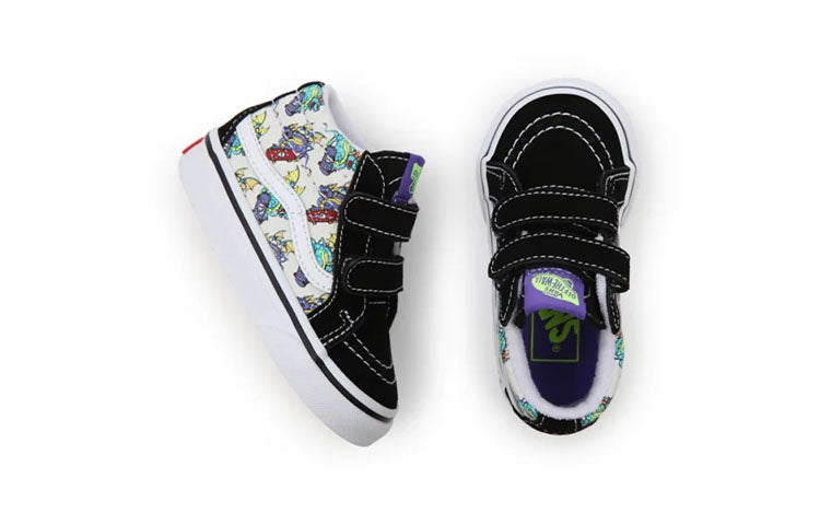 Vans Sk8-Mid Skate Dragon Reissue 'Black White Blue' VN00018WARH