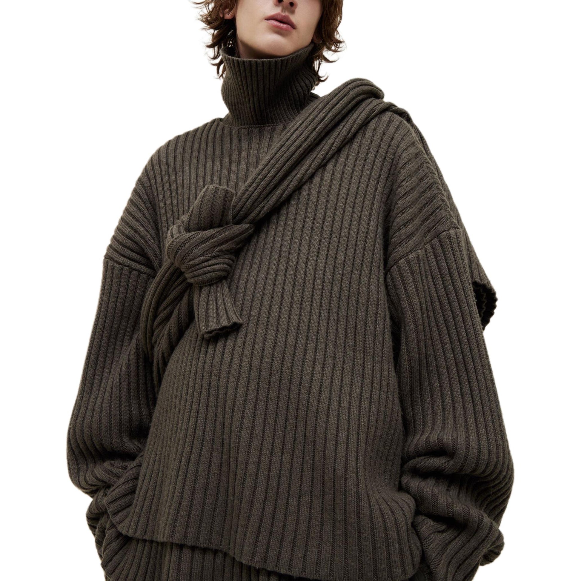 (WMNS) Fear of God Essentials SS24 Raw Neck Sweater 'Ink' 192SP244670F