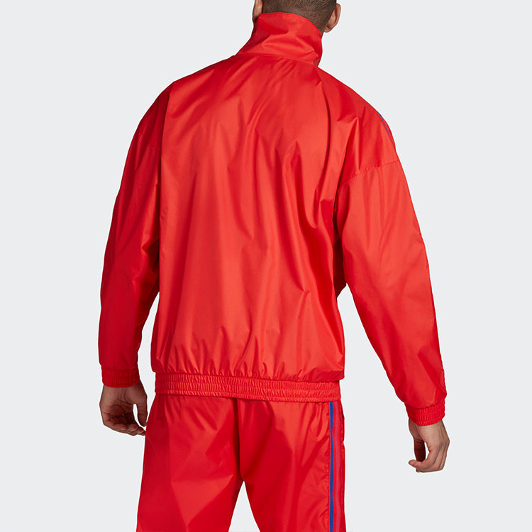 adidas originals 3D Trefoil Track Top 3D Casual Jacket Red GE6248