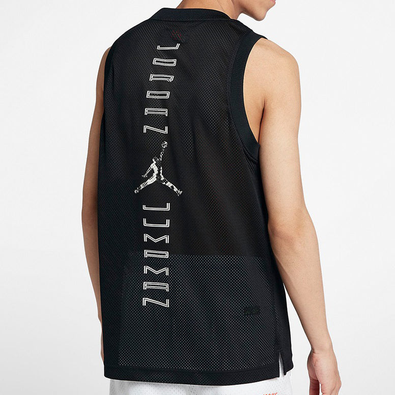 Air Jordan 11 Snakeskin snake pattern Mesh Jersey Black CI0305-010
