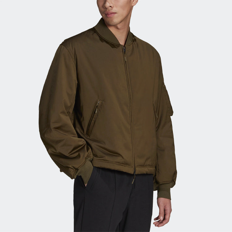 Men's Y-3 SS21 Logo aviator Jacket Yellow GV4182