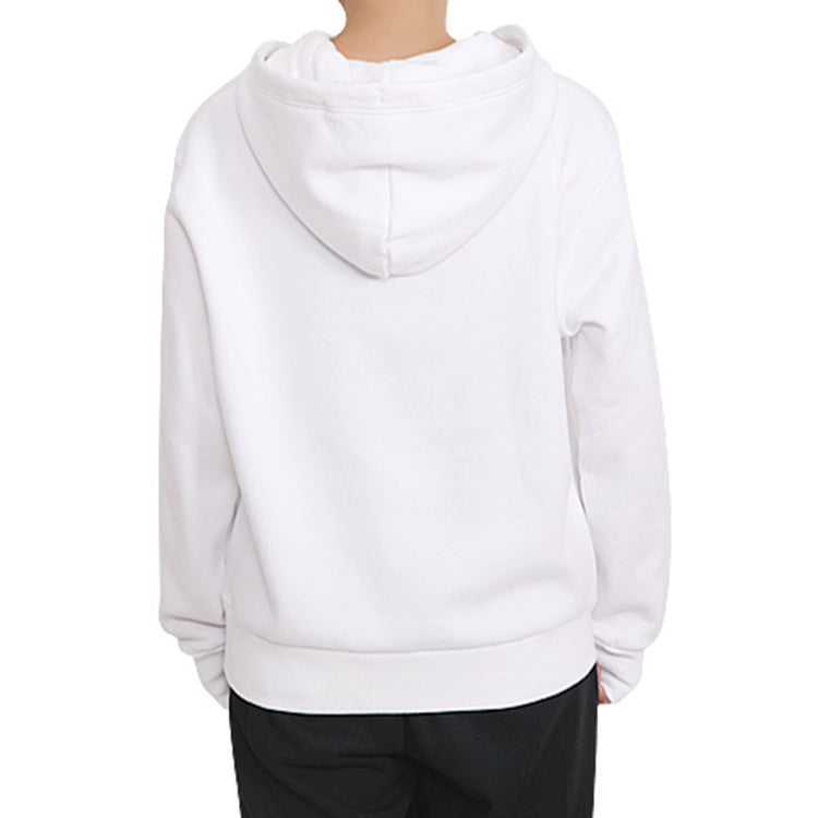 (WMNS) Converse Embroidered Star Chevron Pullover Hoodie BB Asia Sizing 'White' 10020872-A08