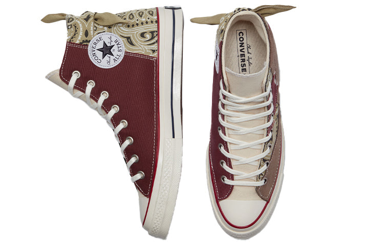 Converse Chuck 70 Canvas LTD High 'Maroon Paisley Patchwork' 172907C