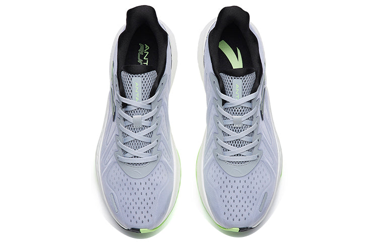 ANTA Runninng Series Sneakers 'Grey Black Green' 112215587S-4
