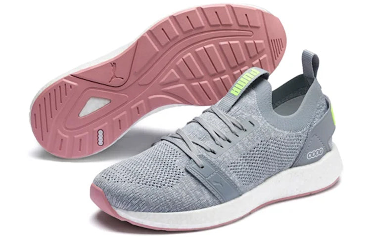 (WMNS) PUMA Nrgy Neko Engineer Knit 'Grey Yellow' 191094-24