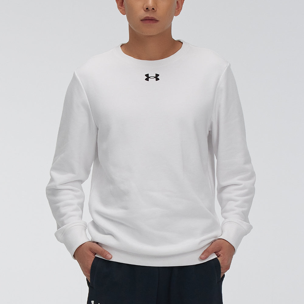 Under Armour Rival Fleece 2.0 Crew Pullover 'White' 21600301-100