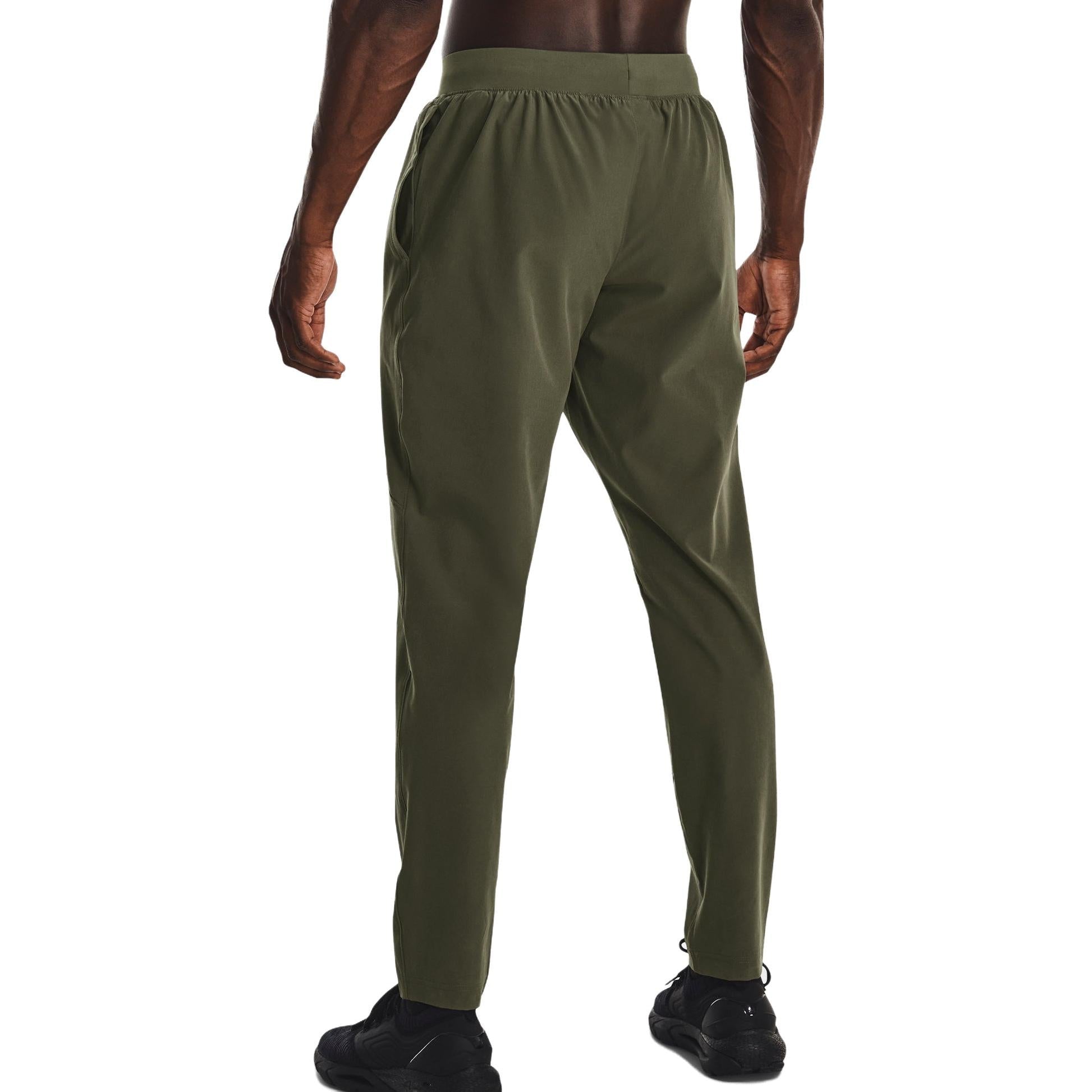 Under Armour Stretch Woven Pants 'Olive Green' 1366215-390