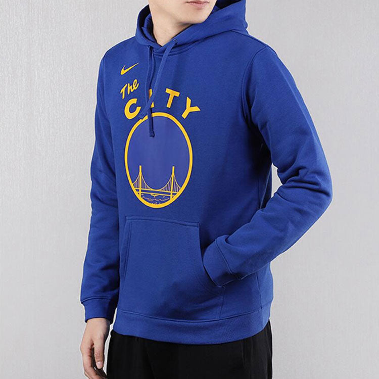 Nike NBA Drawstring Fleece Lined Golden State Warriors Blue CI4521-495
