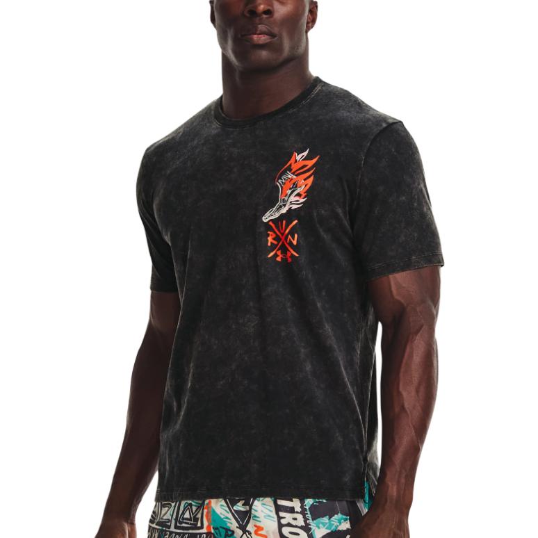 Under Armour Destroy All Miles T-shirt 'Black' 1371052-001